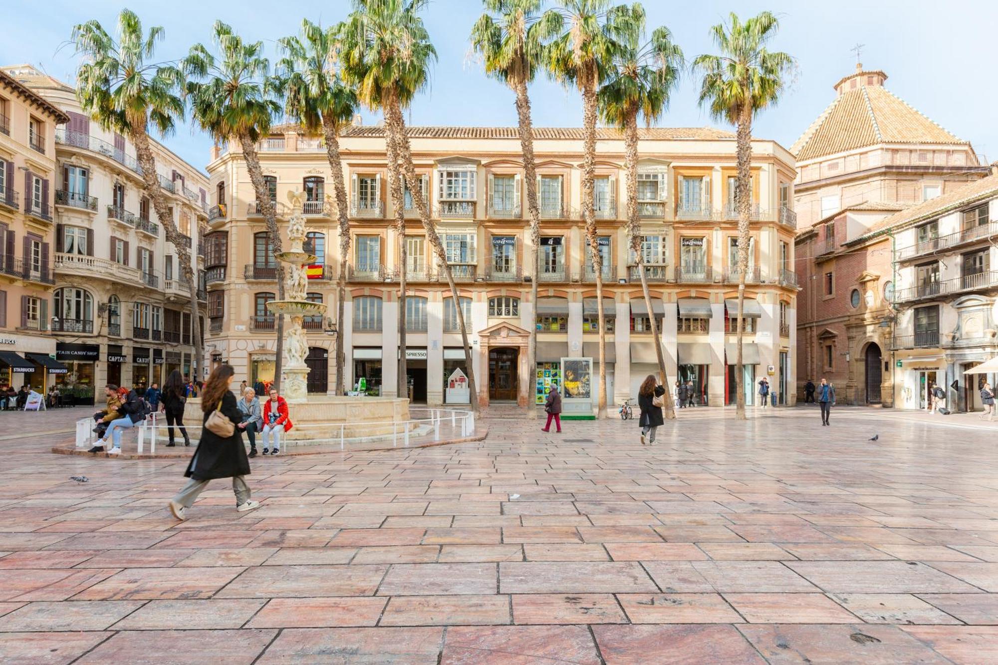 Apartmán Plaza De La Constitucion Màlaga Exteriér fotografie